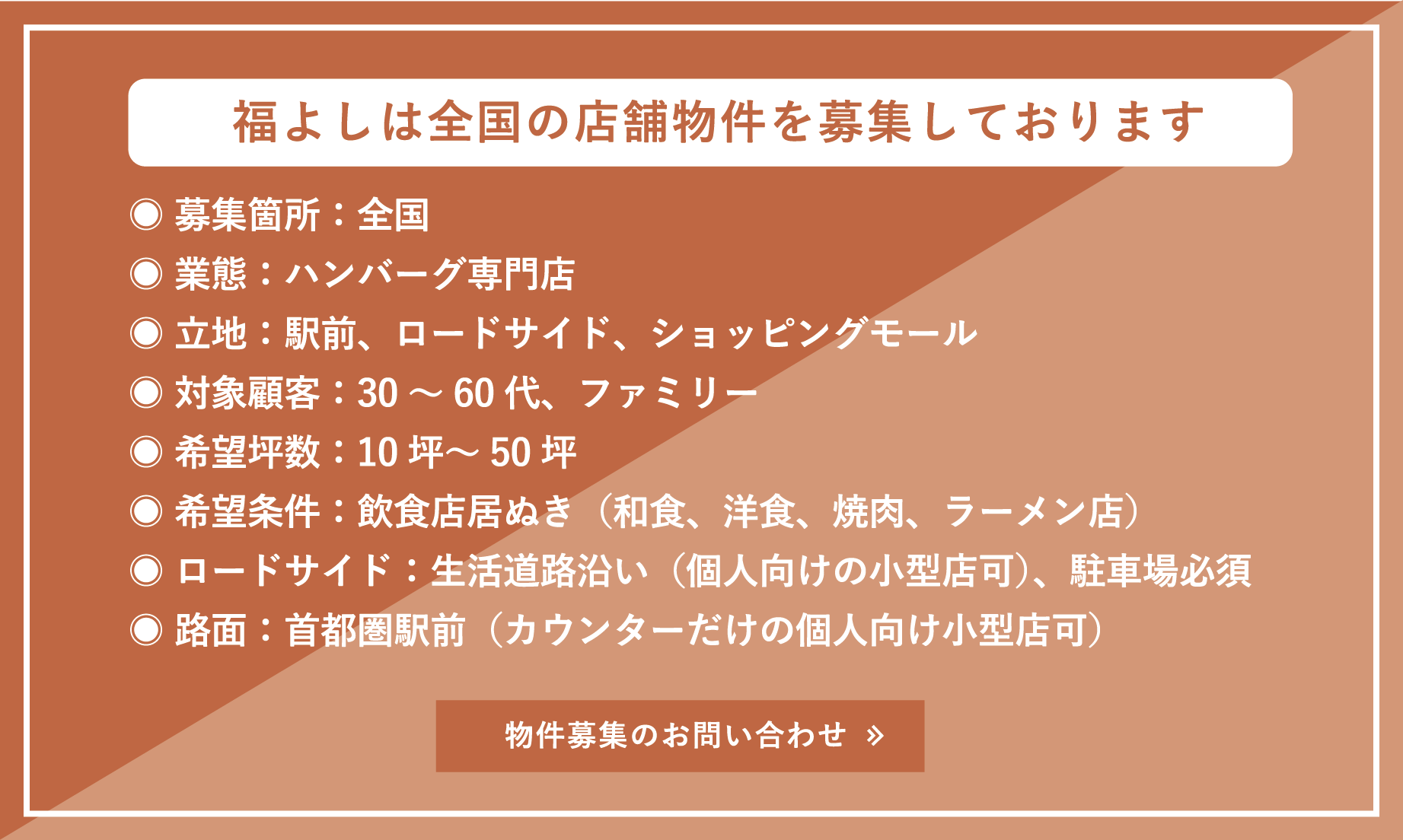 物件募集